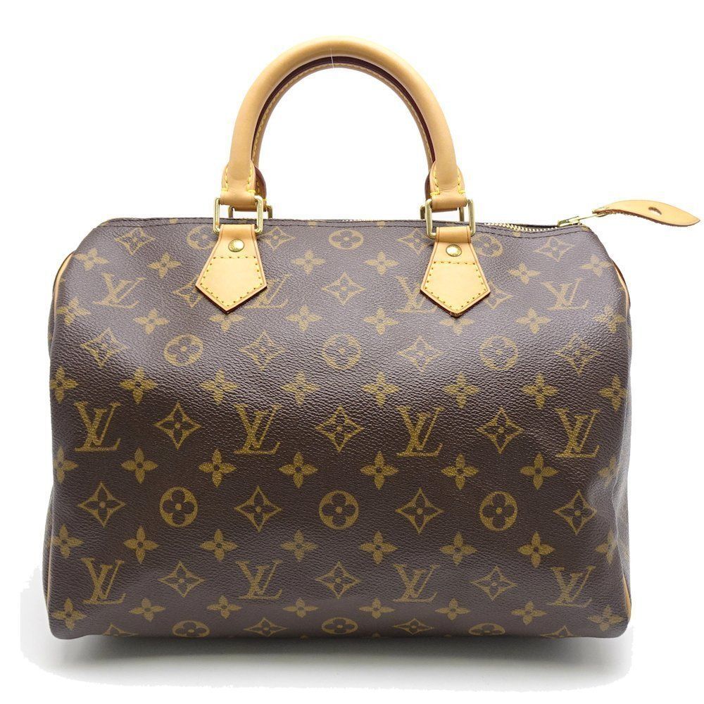 Louis Vuitton Monogram Speedy 30 Brown Shoulder Bag